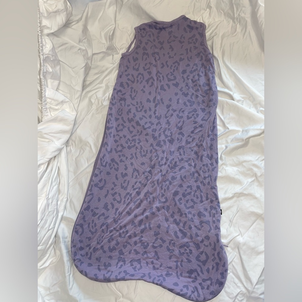 Kyte Baby Sleep Sack Small 0.5 Tog “Ube” Purple Leopard Print